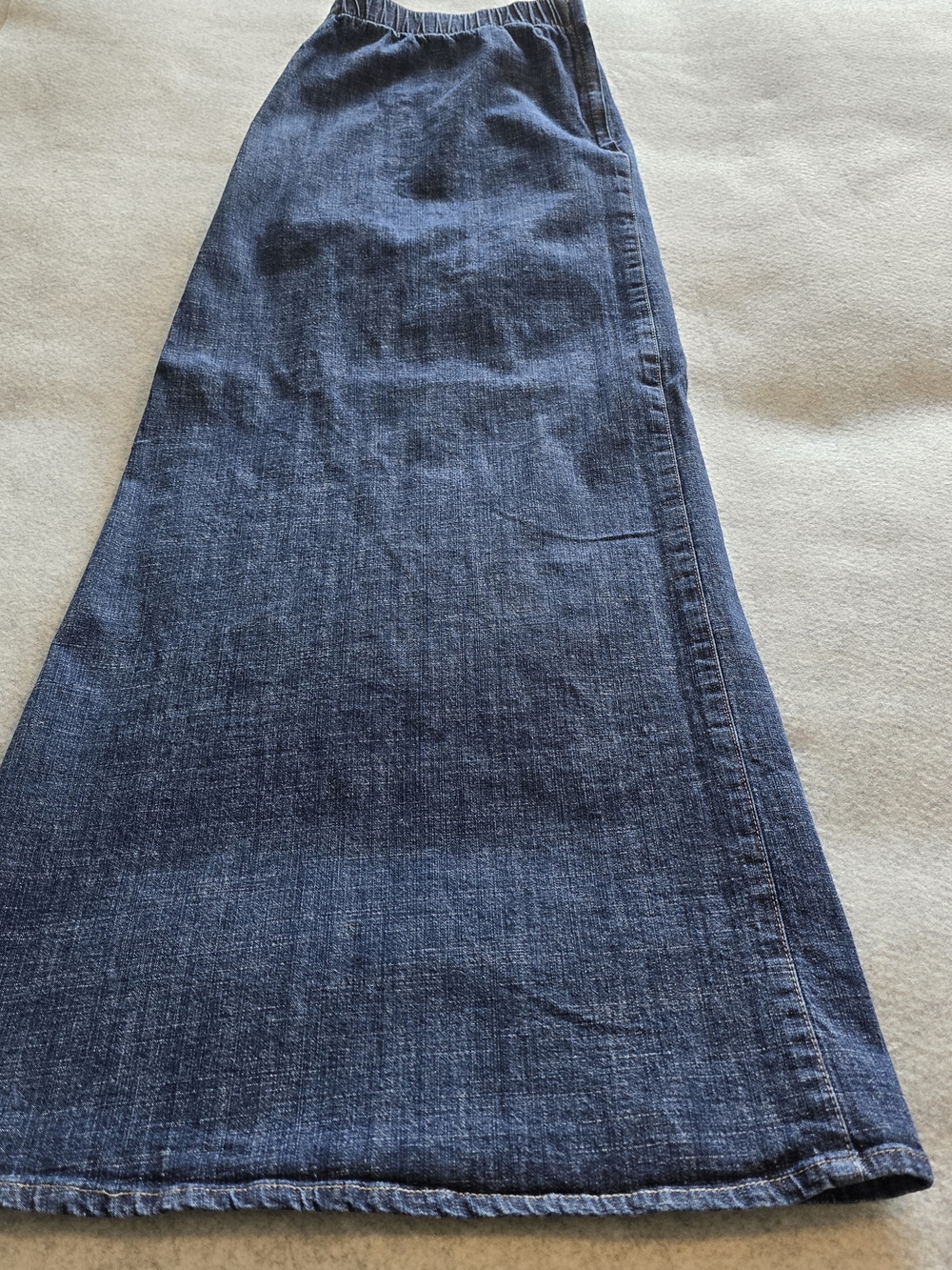 Napa Valley Woman Dark Wash Denim Maxi Skirt Size 18W - Picture 6 of 8